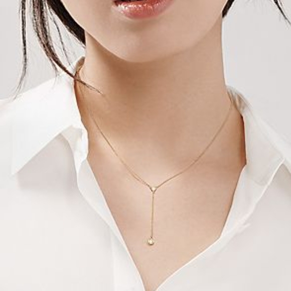 Tiffany & Co. Gold Y By the Yard Necklace - Picture 10 of 11